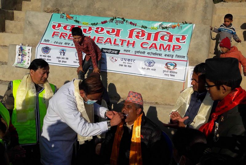बझाङका दुर्गममा स्वास्थ्य शिविर, दुई हजार सात सयले लिए सेवा