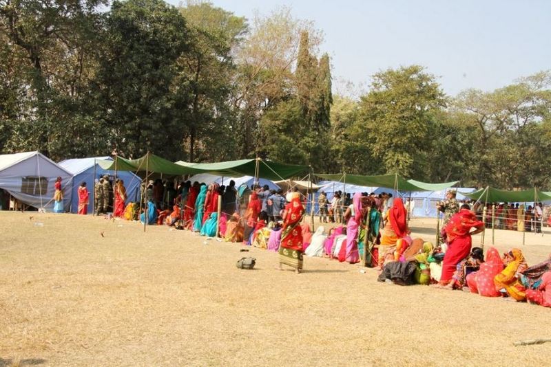 राजविराजमा आयोजित बृहत् स्वास्थ्य शिविरमा १२ हजारले लिए सेवा
