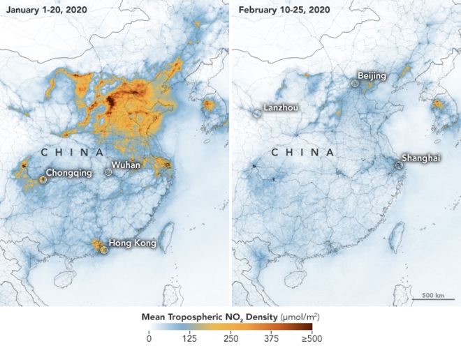 कोरोना संक्रमण फैलिइरहँदा चीनमा किन घट्यो प्रदूषण?