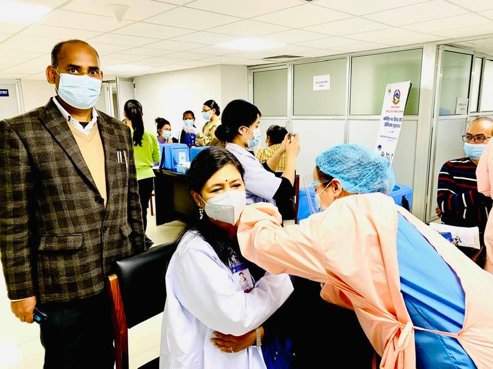 पहिलो चरणको कोरोना खोप अभियान शनिबारसम्म चल्ने