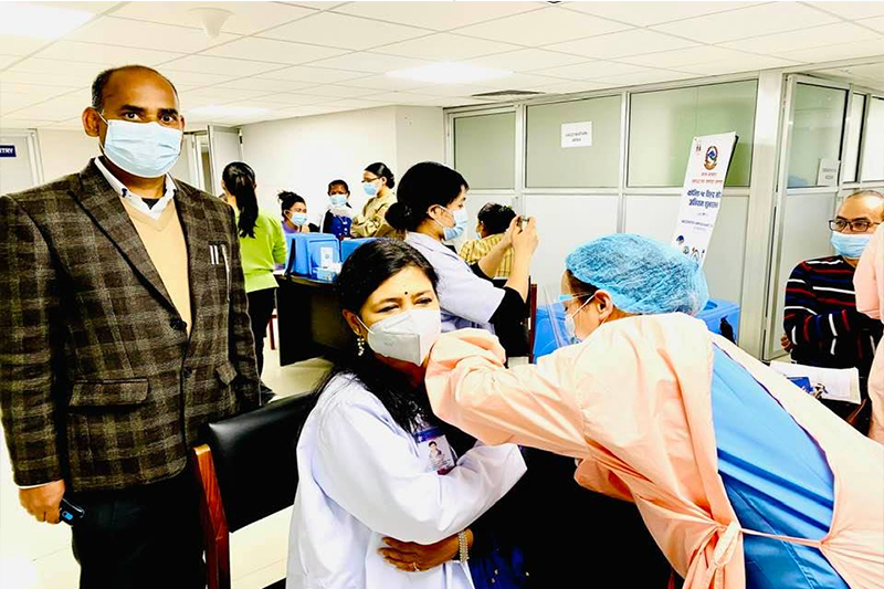 देशभर १ लाख २८ हजारभन्दा बढीले लगाए कोरोना विरुद्धको खोप
