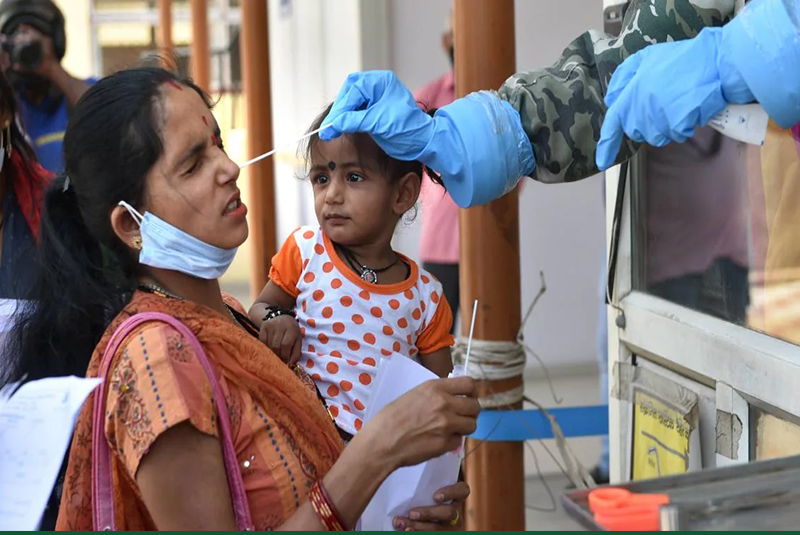 भारतमा अघिल्लो दिनको तुलनामा ३० प्रतिशतले बढे कोरोना संक्रमित