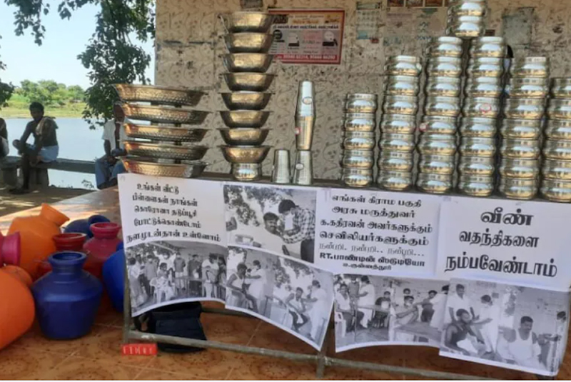 कोरोना भ्याक्सिन लगाउँदा उपहारमा ‘टिफिन बक्स’