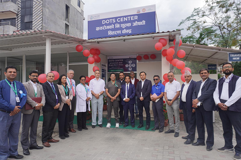 ग्रान्डी इन्टरनेशनल हस्पिटलमा क्षयरोग उपचार केन्द्र (डट्स) को स्थापना