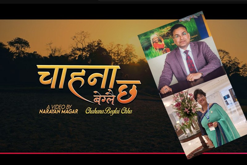 डा सविना र डा शैलेशको नयाँ गित ‘चाहना बेग्लै छ’ सार्वजनिक